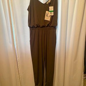 Olive Green Jumpsuit, Dry Goods, Lola Grace, L